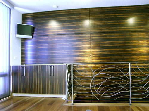 Link to Macassar Ebony Wall Paneling project Page