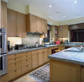 Link to White Oak Qtr Flake Kitchen Cabinets project Page