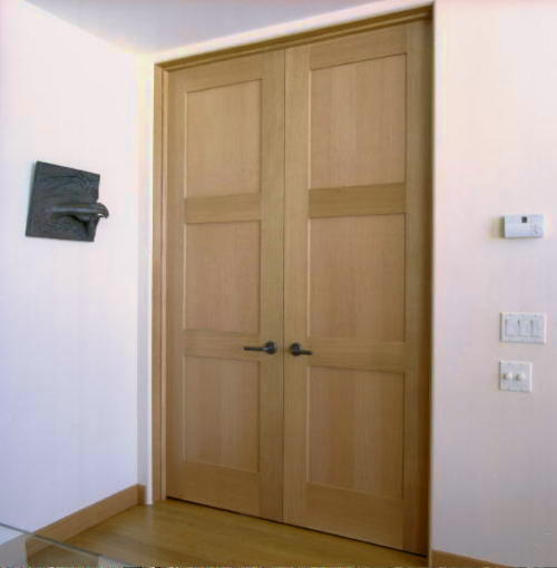 Rift and Quarter Cut White Oak Panel Doors
